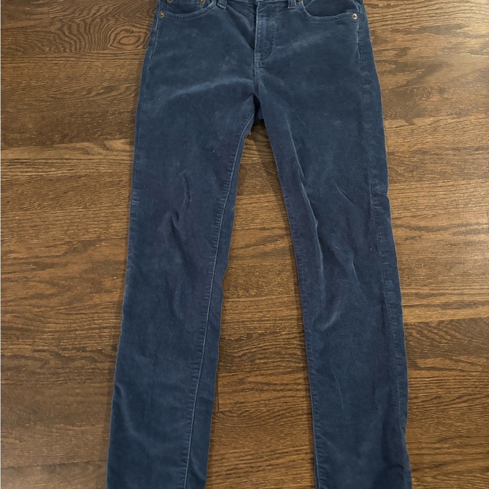 Crewcuts Slim Stretch Boys’ Blue Corduroy Pants